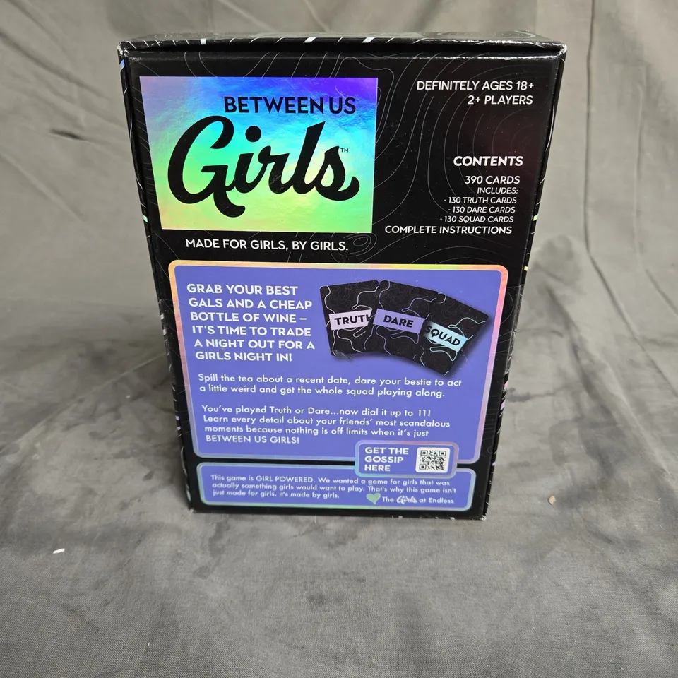 SEALED BETWEEN US GIRLS CARD GAME