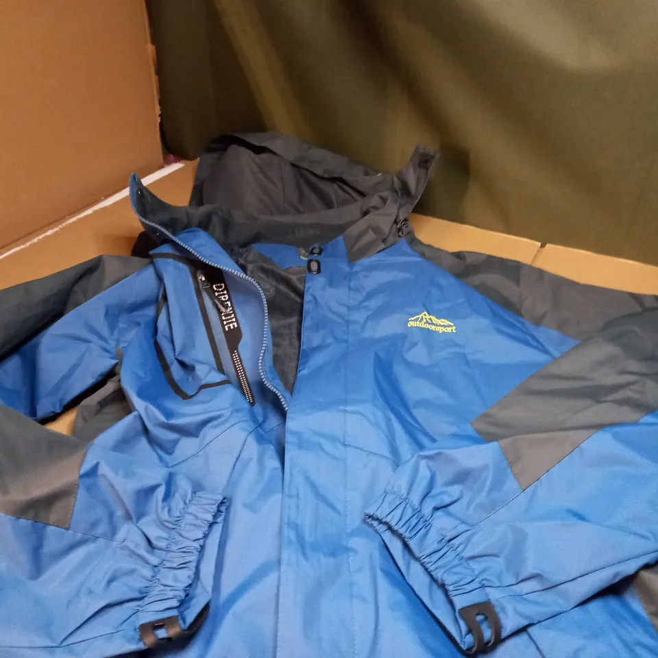 OUTDOOR DIRENJIE BLUE/GREY OUTDOOR JACKET - 5XL