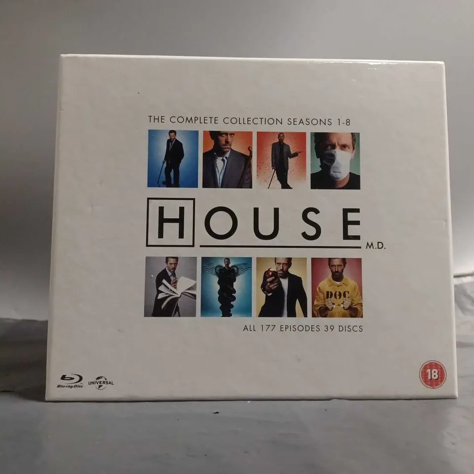 BOXED HOUSE - COMPLETE COLLECTION (18) 39 DISCS BLU-RAY