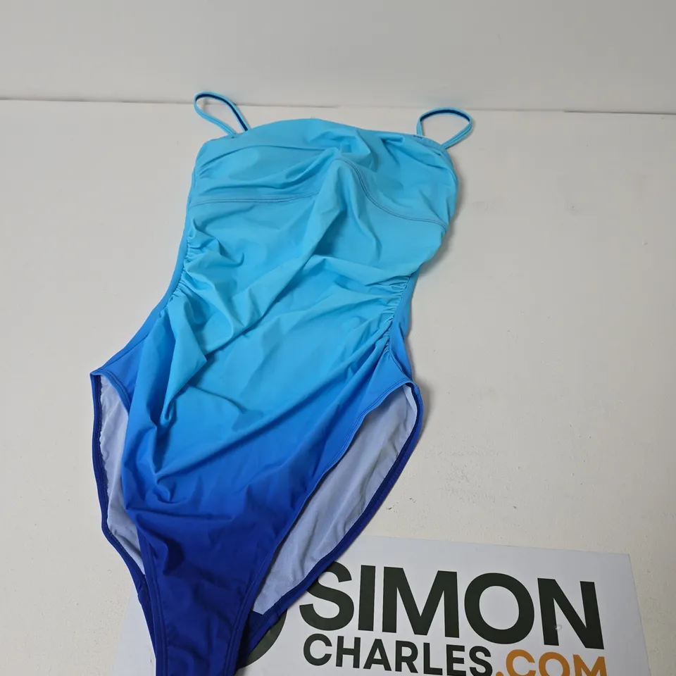 BONPRIX GRADIENT BLUE ONE-PIECE SWIMSUIT – UK 16 (EU 42)