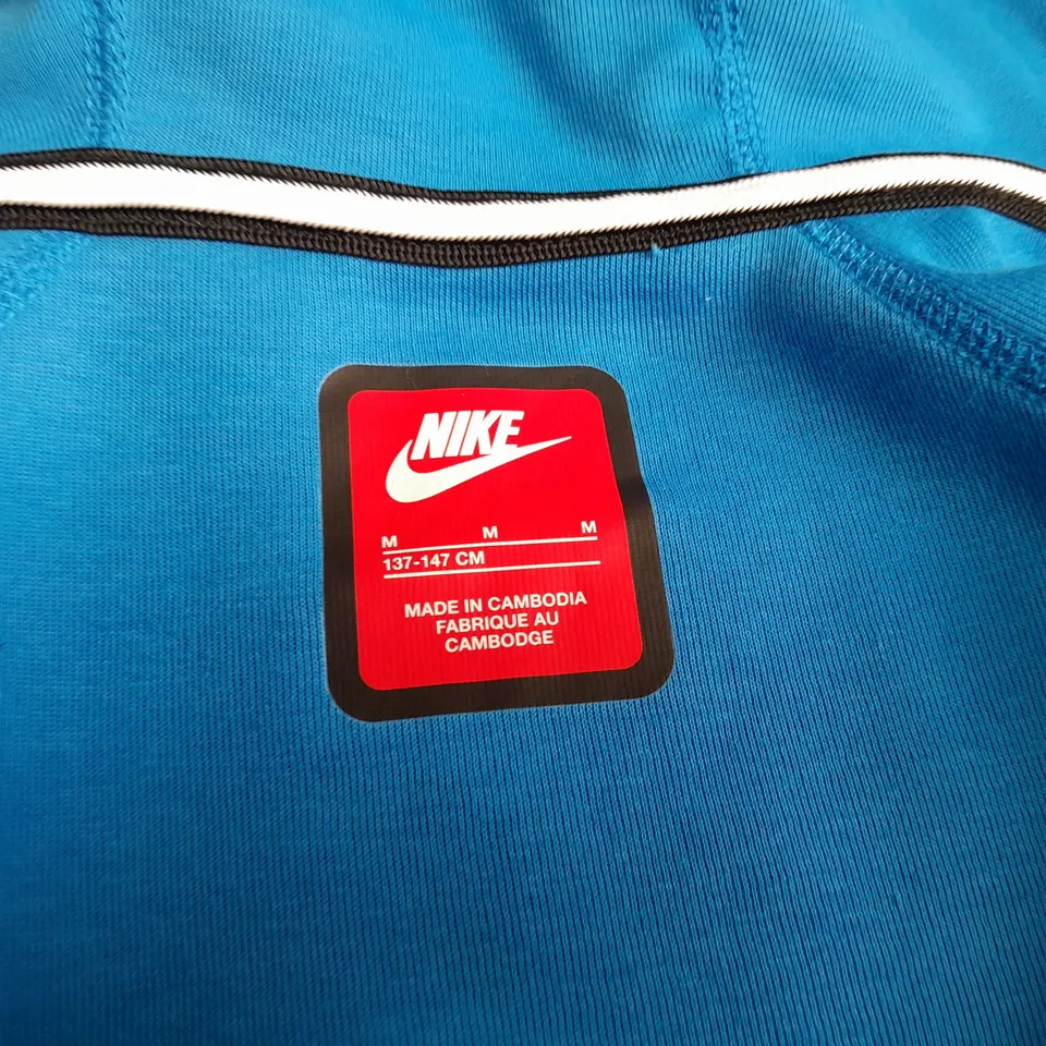 NIKE BLUE ZIP THROUGH JACKET - M 137-147CM