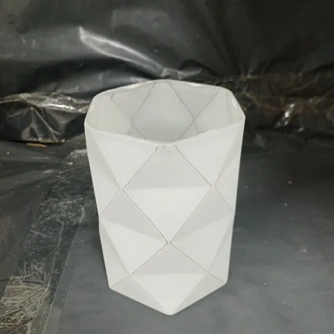 10 FROSTED WHITE VOTIVE CANDLE HOLDERS 