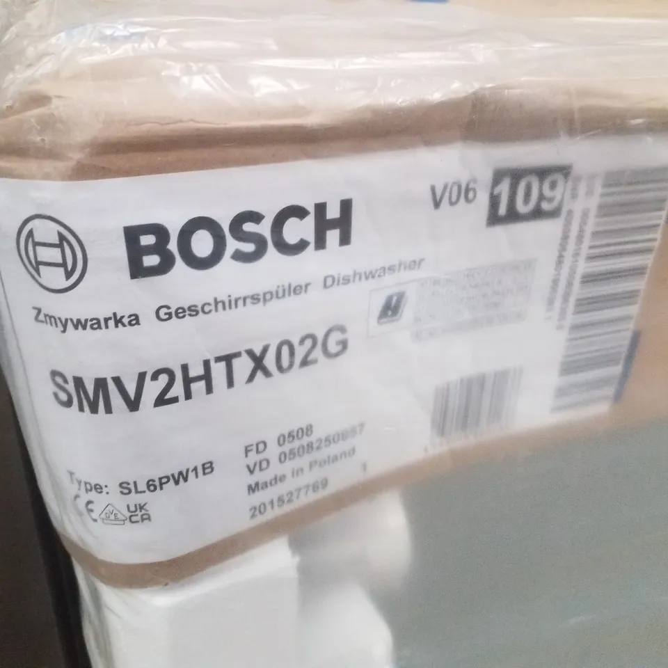 BOSCH SERIES 2 SMV2HTX02G FULL SIZE, 13-PLACE SETTINGS INTEGRATED DISHWASHER WITH INFO LIGHT
