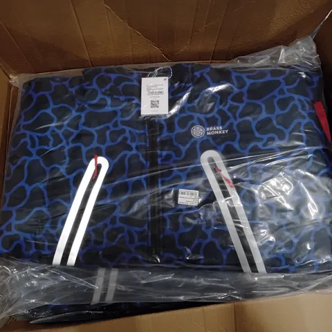BOX OF APPROXIMATELY 8X BRAND NEW BRASS MONKEY UNISEX DIP COAT- WATER DESIGN - BM00050 // SIZE: S