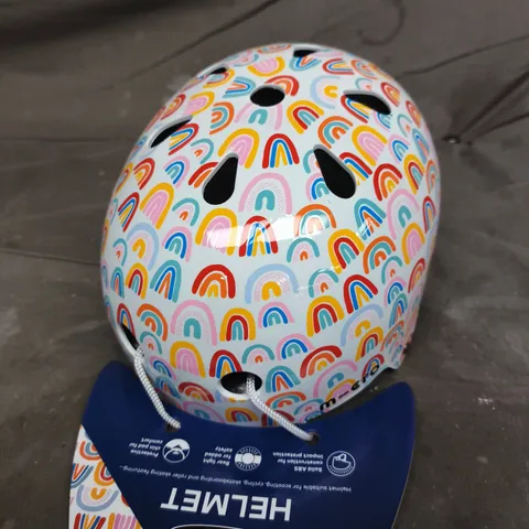 MICRO CHILDRENS RAINBOW PRINT HELMET – SIZE S (48-54 CM)