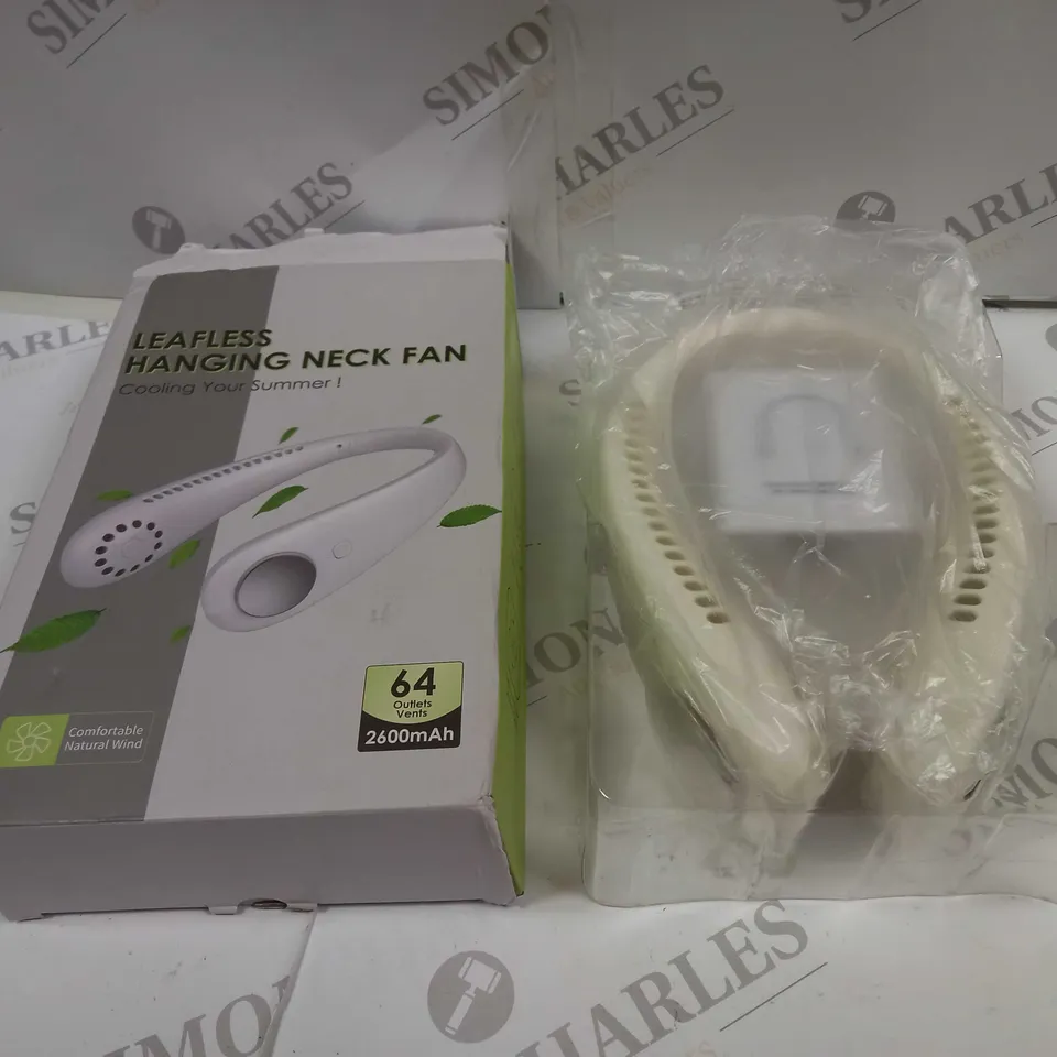 BOXED LEAFLESS HANGING NECK FAN 