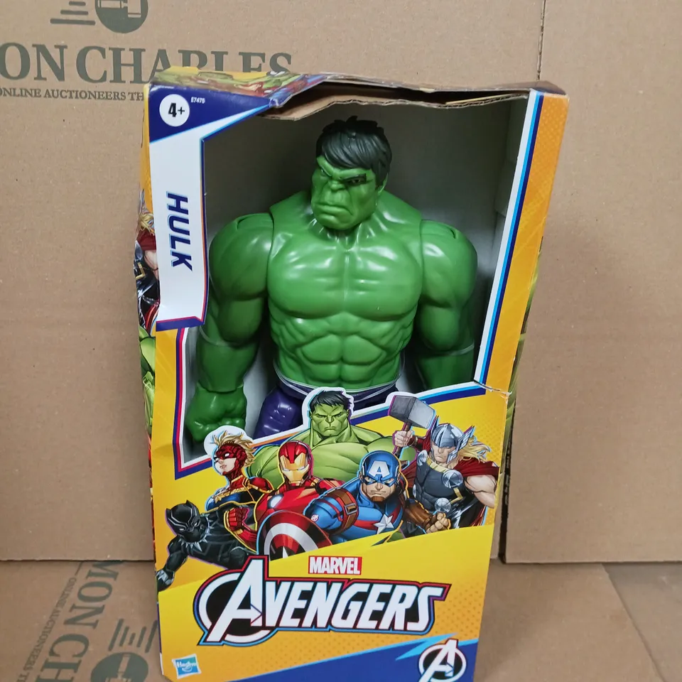 MARVEL AVENGERS TITAN HERO SERIES BLAST GEAR DELUXE HULK ACTION FIGURE RRP £18.99