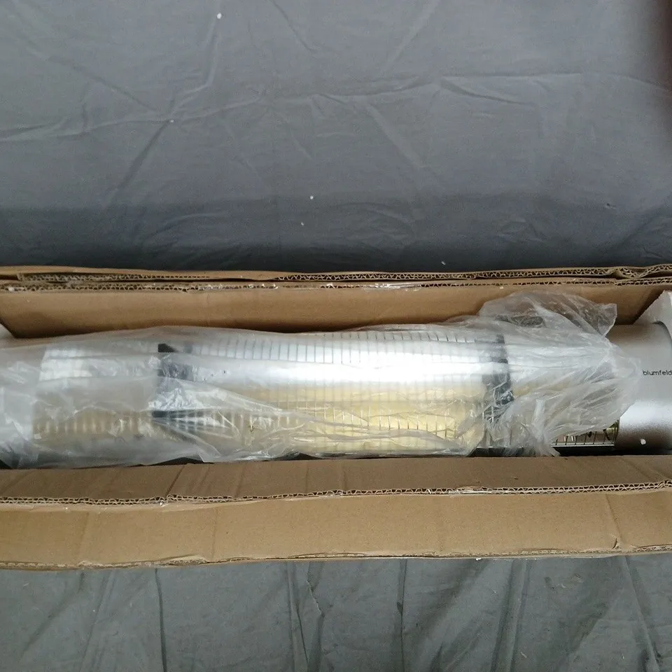 Blumfeldt Dark Wave Terrace Heater – garden outdoor heater, boxed