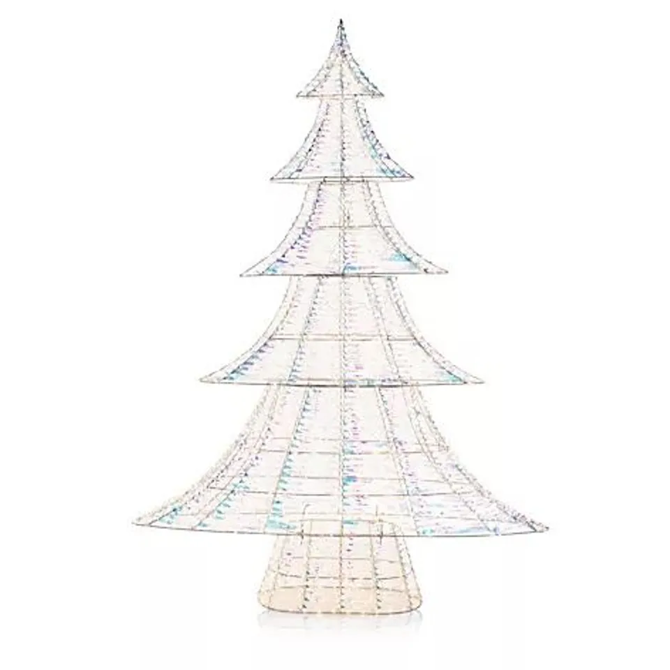 150/210CM PRE LIT IRIDESCENT STATEMENT TREE