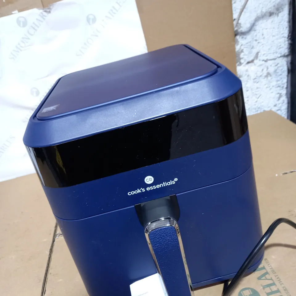 BOXED COOK'S ESSENTIALS 5.8L AIR FRYER NAVY
