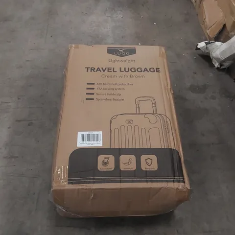 BOXED LUGG LIGHTWEIGHT TRAVEL SUITCASE