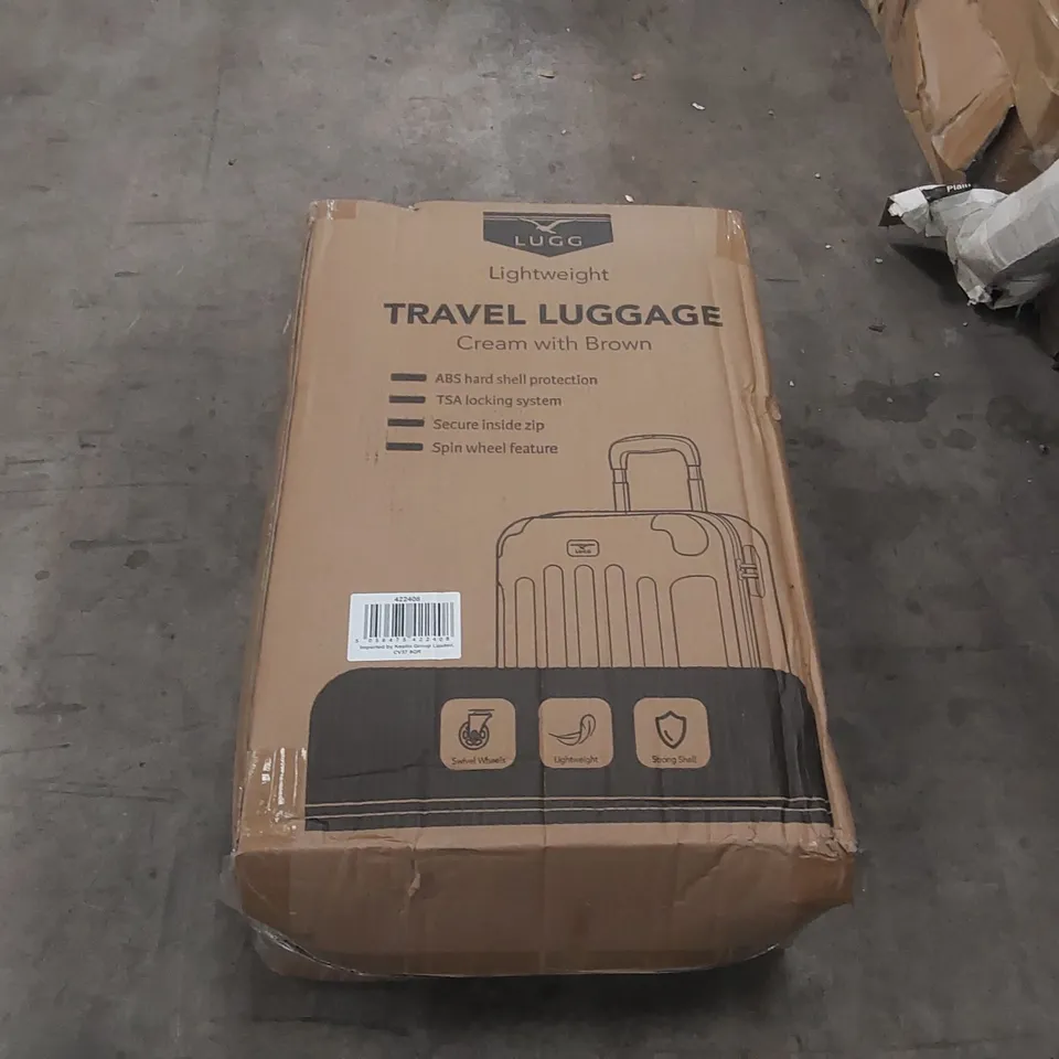 BOXED LUGG LIGHTWEIGHT TRAVEL SUITCASE 