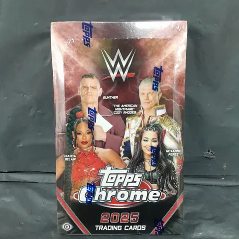 SEALED TOPPS CHROME WWE 2025 TRADING CARDS PACK 