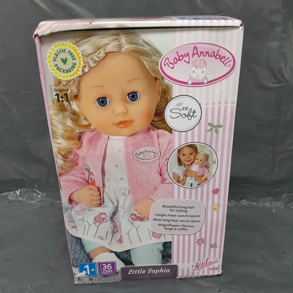 BABY ANNABELL LITTLE SOPHIA  RRP £34.99