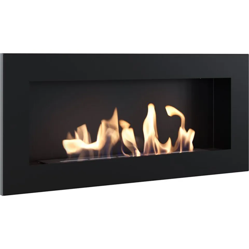 DORSEY RECESSED WALL MOUNTED BIO ETHANOL FIRE 