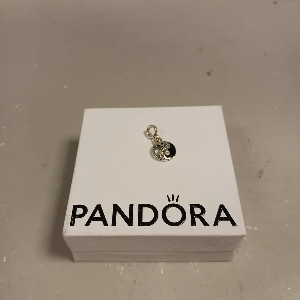 PANDORA ME SPARKLING YIN & YANG MINI DANGLE CHARM 