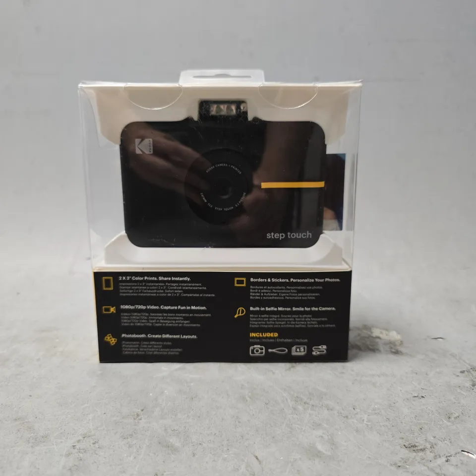 BOXED KODAK STEP TOUCH INSTANT PRINT DIGITAL CAMERA 