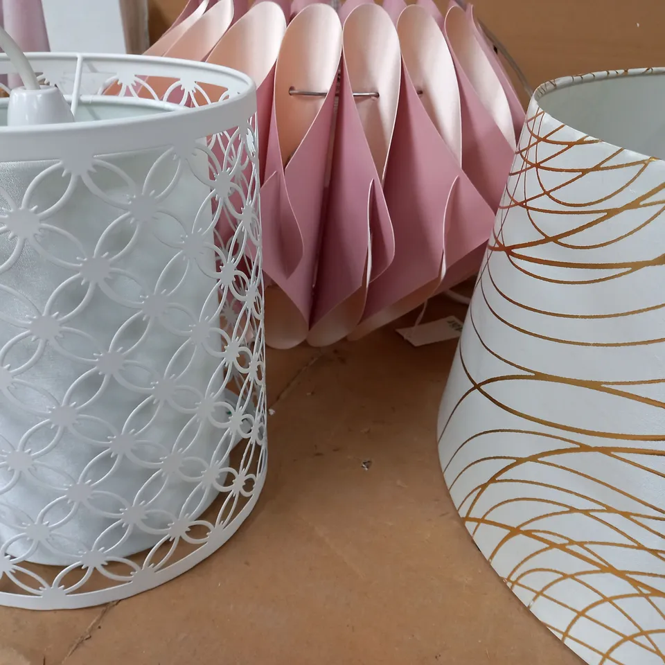 SET OF 3 UNIQUE DESIGN LIGHTSHADES