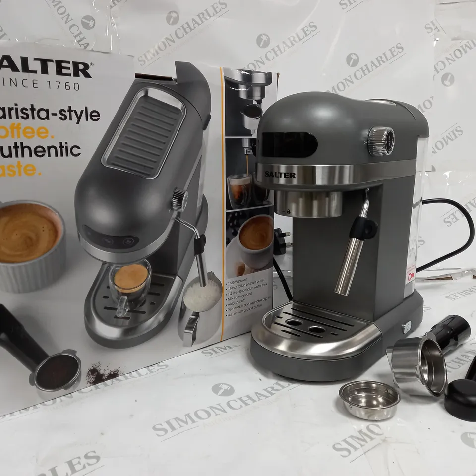 BOXED SALTER ESPIRISTA ESPRESSO MACHINE 