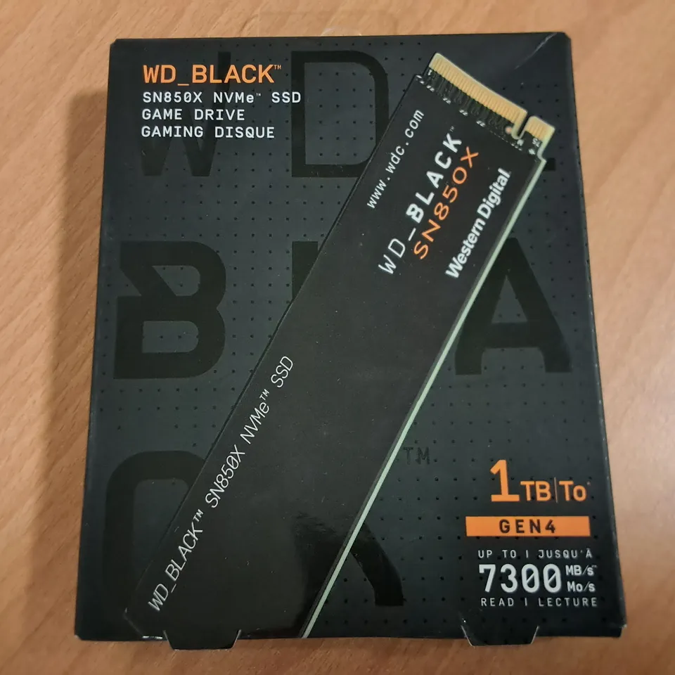 SEALED WD_BLACK 1TB SN850X NAME SSD GAME DRIVE