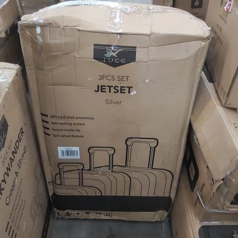 BOXED LUGG JETSET TRAVEL SUITCASE SET