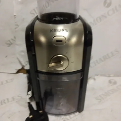 KRUPS EXPERT BURR GRINDER FOR COFFEE BEANS