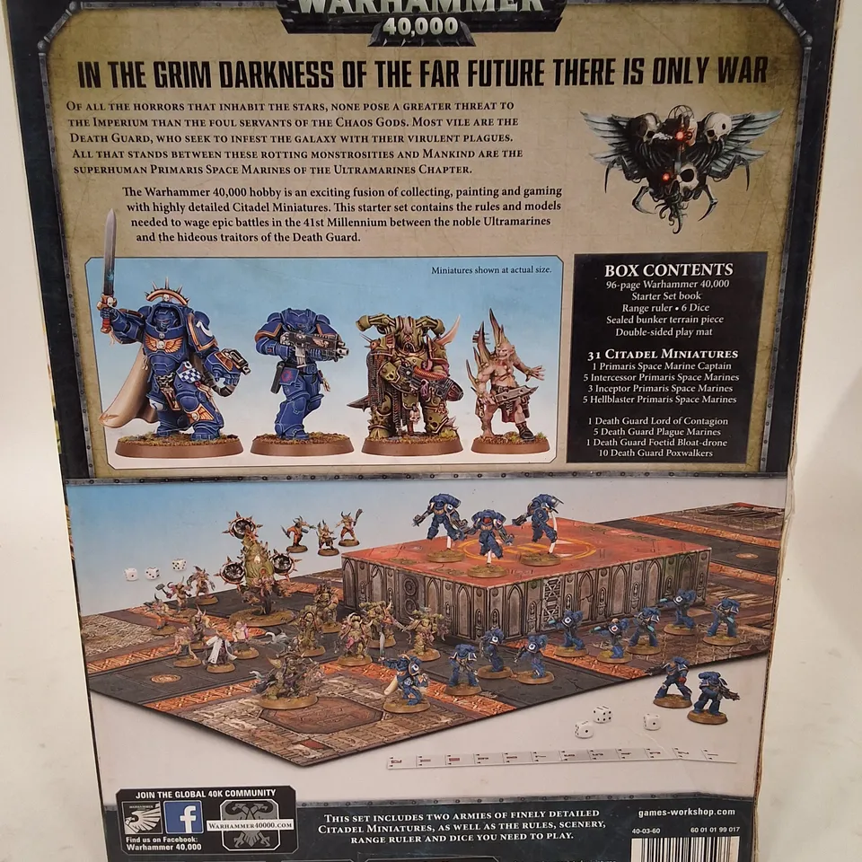 WARHAMMER 40000 KNOW NO FEAR STARTER SET