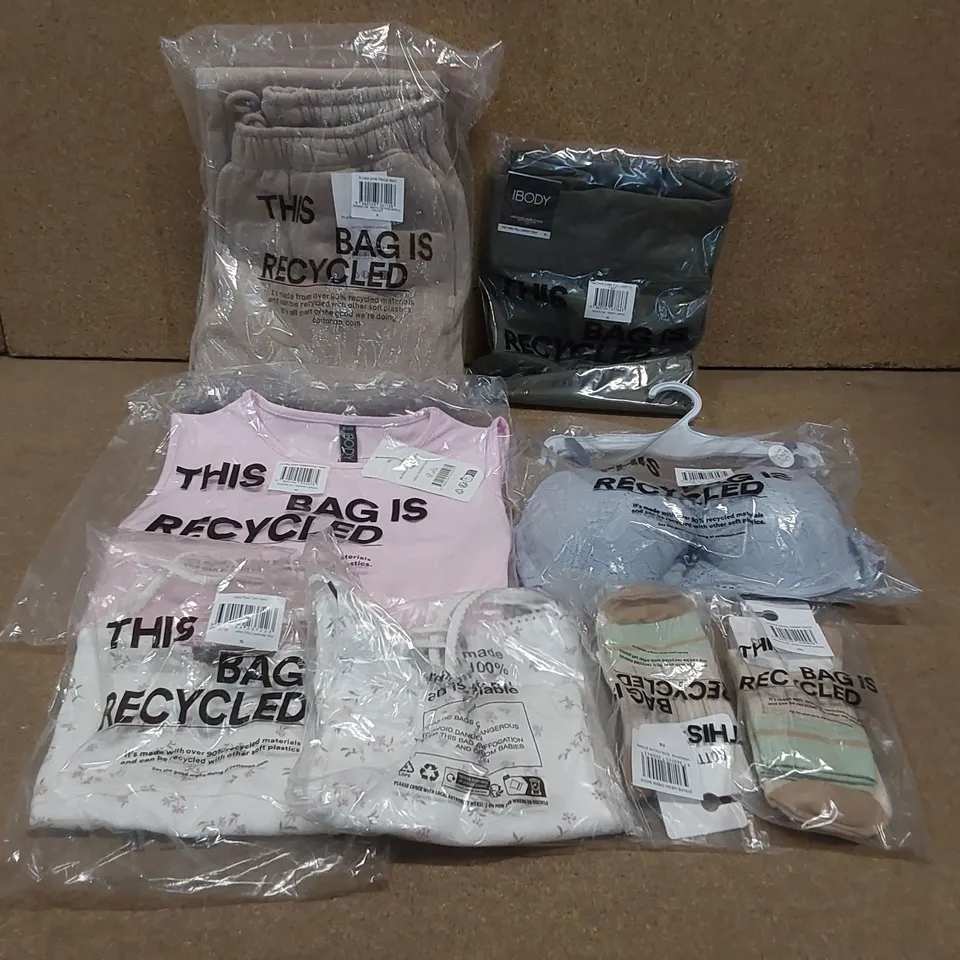 PALLET TO CONTAIN A LARGE ASSORTMENT OF DESIGNER CLOTHING // SIZES, DESIGNS AND COLOURS VARY