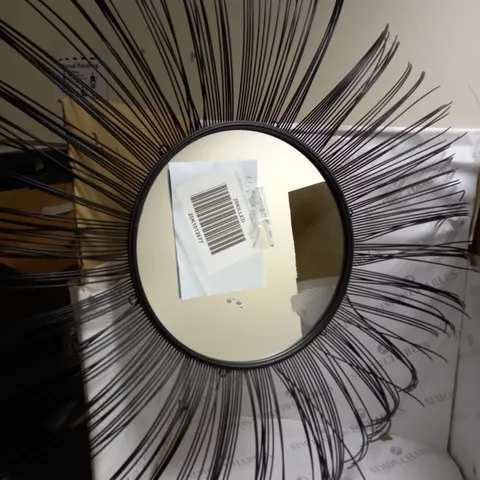 K BY KELLY HOPPEN RIPPLE WAVED MIRROR - COLLECTION ONLY