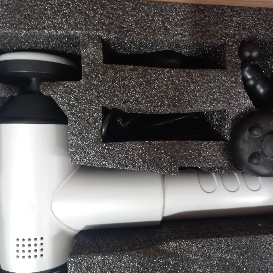 HOMEDICS THERMAL MASSAGE GUN - WHITE