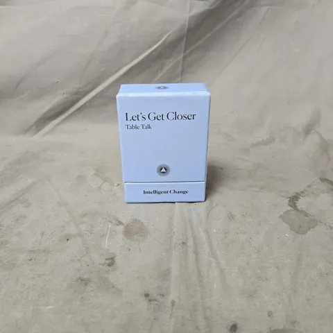 LET'S GET CLOSER TABLE TALK – 52 PROMPT CARDS (INTELLIGENT CHANGE)