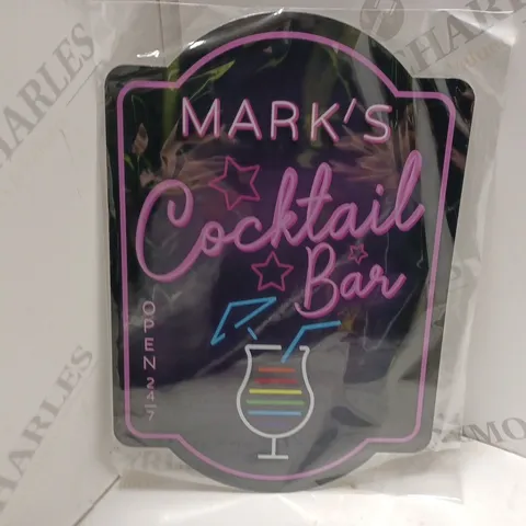PERSONALISED NEON BAR SIGN