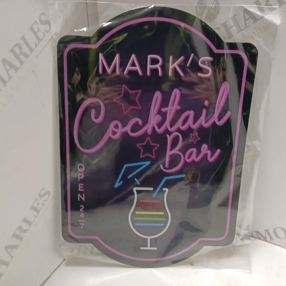 PERSONALISED NEON BAR SIGN RRP £17.99