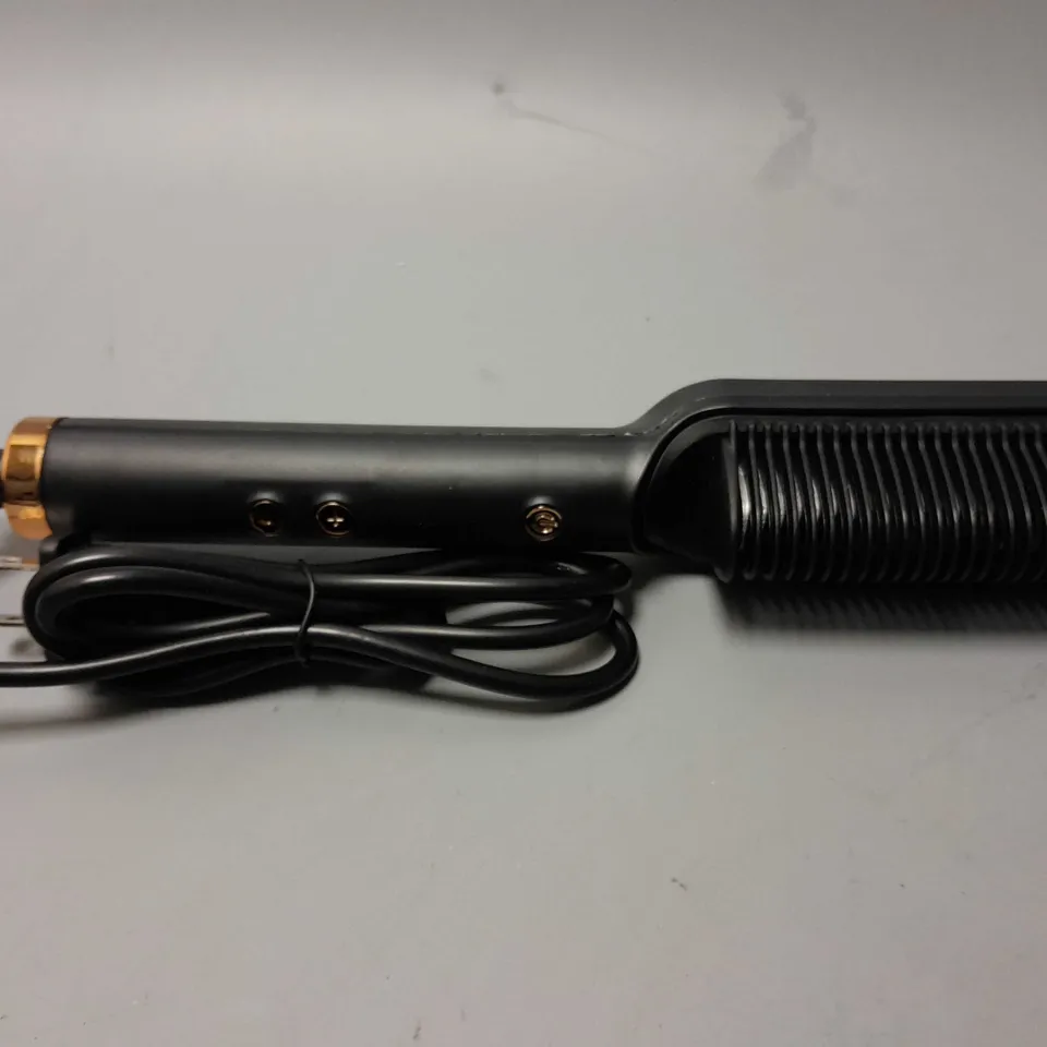 BOXED STRAIGHT COMB TEMPERATURE CONTROL HAIR STRAIGHTENER