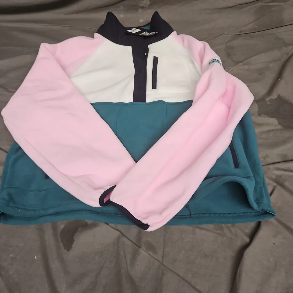 GYM+COFFEE SNAP POLAR IN BABY PINK SIZE L
