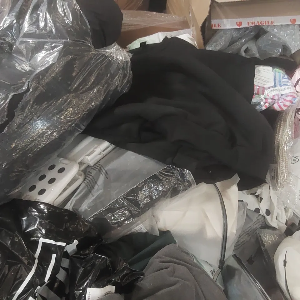 PALLET CONTAINING A VERY LARGE QUANTITY OF ASSORTED CLOTHING ITEMS ECT