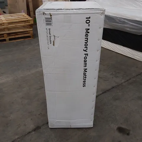 BOXED 10" MEMORY FOAM 4FT SMALL DOUBLE MATTRESS