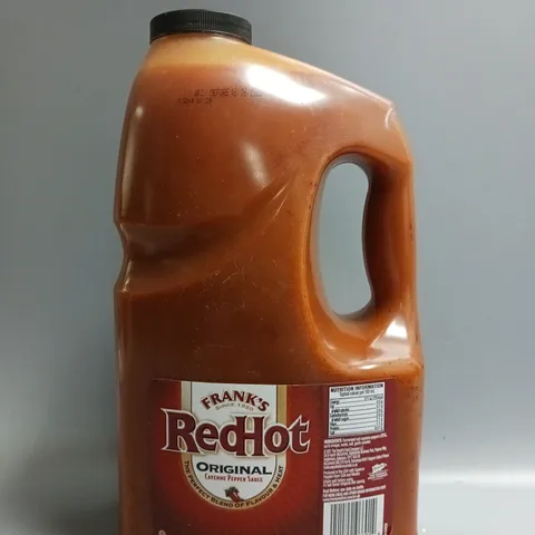 SEALED FRANK'S REDHOT ORIGINAL CAYENNE PEPPER SAUCE 4KG