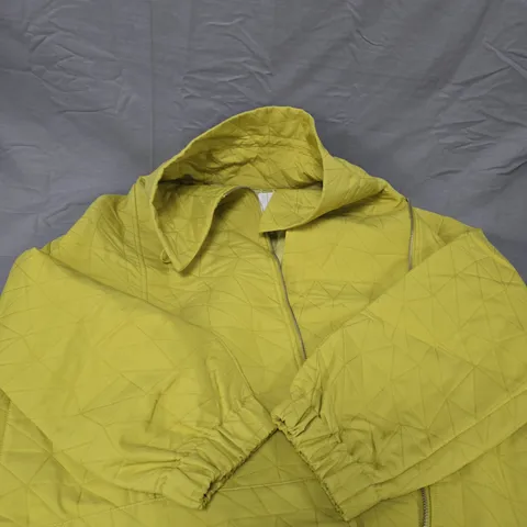 WYNNE LAYERS QUILTED JACKET – LIME GREEN – SIZE L