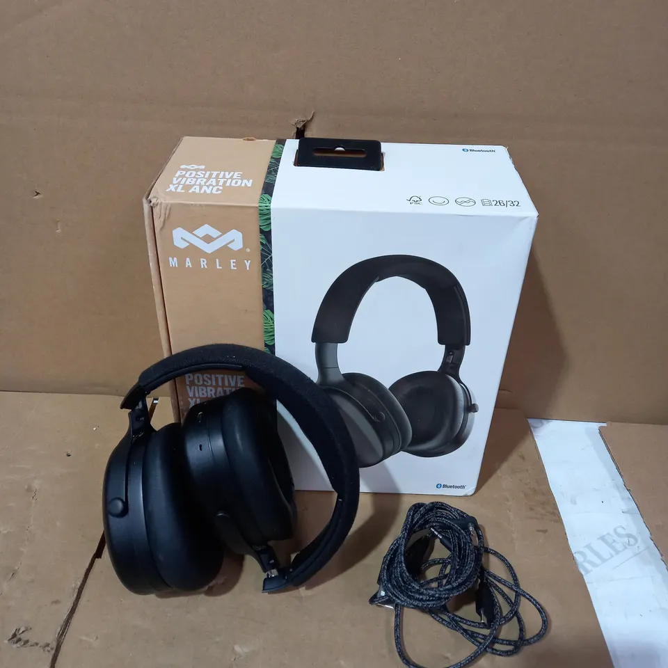BOXED HOUSE OF MARLEY POSITIVE VIBRATION XL ANC HEADPHONES