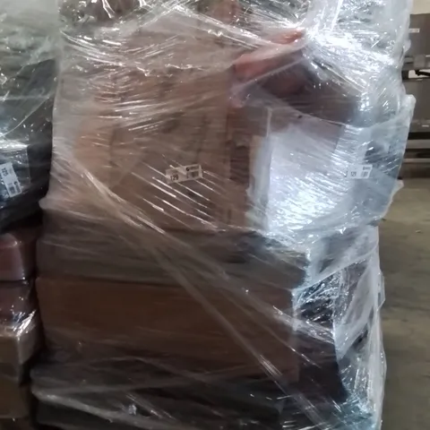PALLET OF ASSORTED HOUSEHOLD GOODS AND PRODUCTS TO INCLUDE;FAN,CAMPING CHAIR,SUN LOUNGER,BIKE HELMET 