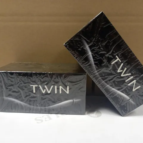 LOT OF 2 X 80ML AZZARO TWIN MEN EAU DE TOILETTE SPRAY