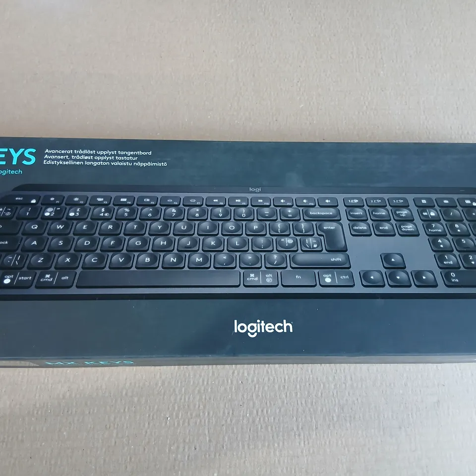APPROXIMATELY 19 LOGITECH MX KEYS KEYBOARD – THE MASTER SERIES (BOXED)