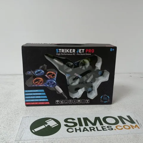 STRIKER JET PRO HIGH PERFORMANCE RC PRO STUNT DRONE AGES 8+