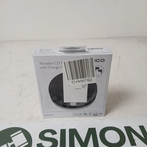 LENCO PORTABLE CD PLAYER WITH CHARGE FUNCTION