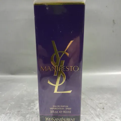 BOXED AND SEALED YVES SAINT LAURENT MANIFESTO EAU DE PARFUM 90ML