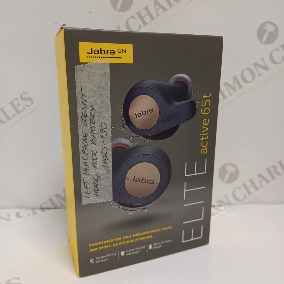 BOXED JABRA ELITE ACTIVE 65T EARBUDS 