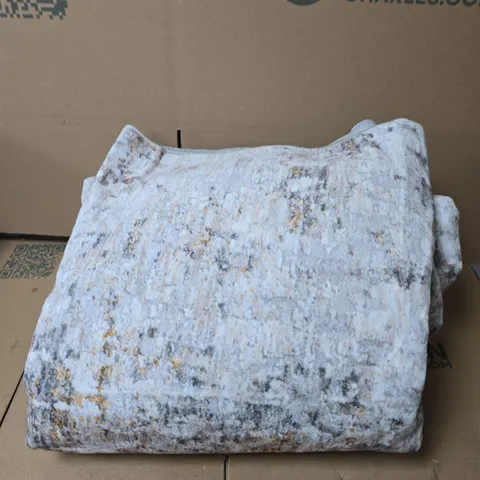UNBRANDED LARGE RUG WHITE/YELLOW