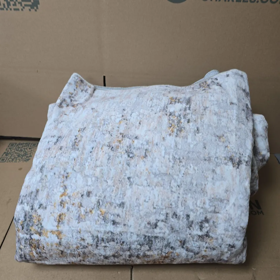 UNBRANDED LARGE RUG WHITE/YELLOW