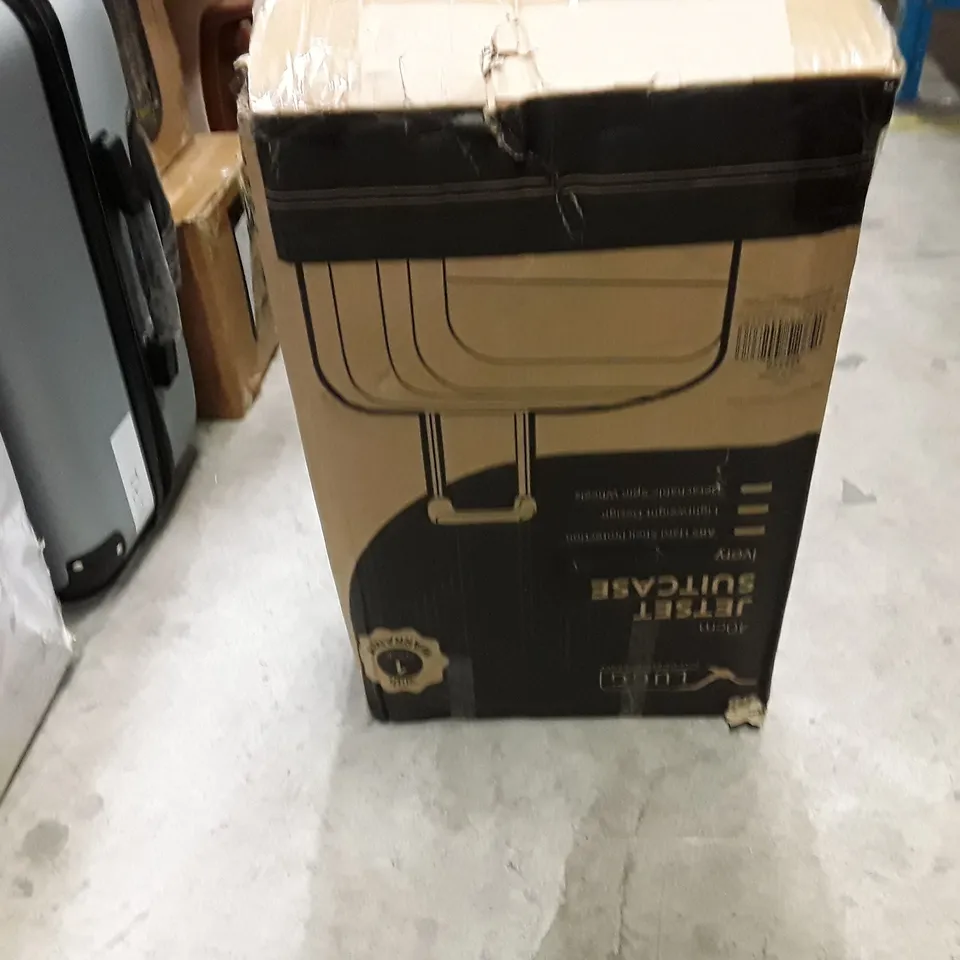 BOXED KEPLIN LUGG 40CM JETSET SUITCASE IVORY COLOUR 